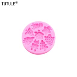 Christmas Little Bell Mold Christmas Series Fondant Sugar Cupcake Craft Silicone Molds Drop Glue Decorative Epoxy Resin Mold