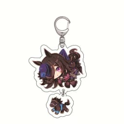 Diy PrettyDerby Anime Peripherals Customized Transparent Acrylic Board Figure Keychain Cartoon Desktop Ornament Christmas Gift