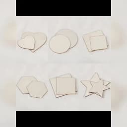 Diameter 1-10cm Wood Circles Unfinished Round Wood Discs for Wood Craft DIY Wedding Decoration Christmas Tree Ornaments