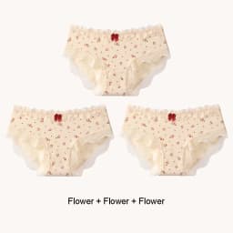 Triangular Panties Set Pack Christmas Day Women Underwear Women's Cotton Briefs Lingerie Sexy Underpants Seamless Lace Intimates