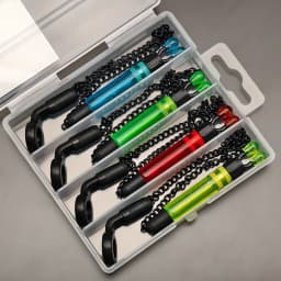 4pcs Carp Fishing Swingers Bobbins with Box for Fishing Alarm Indicator, Best for Christmas, Perfect for Thanksgiving