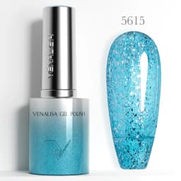 VENALISA 60 Colors TPO/HEMA FREE Glitter Gel Cat Eye Gel Nail Polish UV/LED Soak-Off Gel Polish Manicure DIY Nail Art Christmas