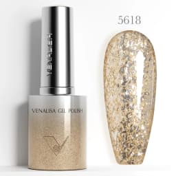 VENALISA 60 Colors TPO/HEMA FREE Glitter Gel Cat Eye Gel Nail Polish UV/LED Soak-Off Gel Polish Manicure DIY Nail Art Christmas
