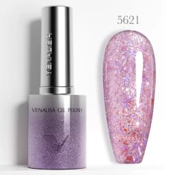 VENALISA 60 Colors TPO/HEMA FREE Glitter Gel Cat Eye Gel Nail Polish UV/LED Soak-Off Gel Polish Manicure DIY Nail Art Christmas
