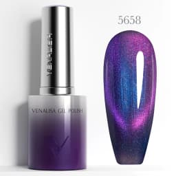 VENALISA 60 Colors TPO/HEMA FREE Glitter Gel Cat Eye Gel Nail Polish UV/LED Soak-Off Gel Polish Manicure DIY Nail Art Christmas