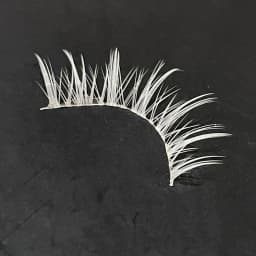 White lashes full strips Natural manga False Eyelashes DIY Wispy Strip lash For Women Halloween Christmas Party makeups