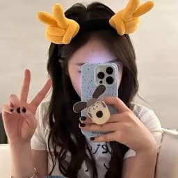 1 Soft Cartoon Plush Thumb Up Gesture Headband - Yellow Hair Accessory Fashion Style Photo Props and Casual Christmas Headband