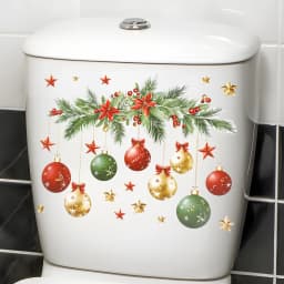 Christmas Snowman Toilet Sticker Merry Christmas Party Decoration 2025 Xmas Bathroom Decor Navidad Natal New Year Gift 2026
