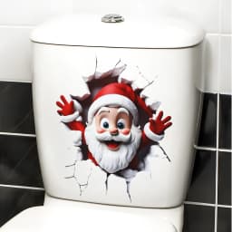 Christmas Snowman Toilet Sticker Merry Christmas Party Decoration 2025 Xmas Bathroom Decor Navidad Natal New Year Gift 2026