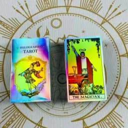 Hot-selling Tarot Oracle 78pcs Specially Colorful Cards Family Entertainment Fate Divination Game ,Halloween and Christmas Gifts