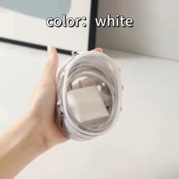 Portable Mini Clear Zipper Storage Bag Keychain Cartoon Doll Mystery Box Organizer for Earphones Chargers for Christmas