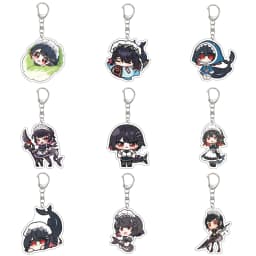 55MM Anime Zenless Zone Zero Keychain Ellen Joe Key Chain Acrylic Model Plate Christmas Gifts
