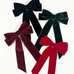 Vintage Velvet Bow Hairpins Barrettes For Girls Wedding Long Ribbon Korean Hair Clip Hairgrip Accessories Christmas party hair