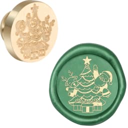 Christmas Tree Snowflake Candle Wax Seal Stamp DIY Craft Supplies Scrapbooking Christmas Wedding Invitation Decoration