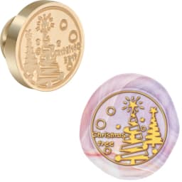 Christmas Tree Snowflake Candle Wax Seal Stamp DIY Craft Supplies Scrapbooking Christmas Wedding Invitation Decoration