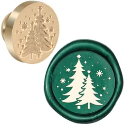 Christmas Tree Snowflake Candle Wax Seal Stamp DIY Craft Supplies Scrapbooking Christmas Wedding Invitation Decoration