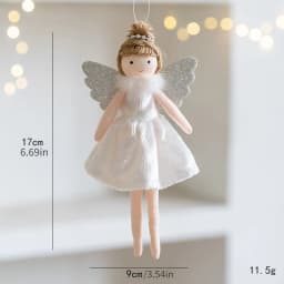 Cute pink mesh skirt golden crown ballet mouse pendant creative New Year and Christmas mouse decoration
