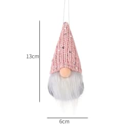 Cute pink mesh skirt golden crown ballet mouse pendant creative New Year and Christmas mouse decoration
