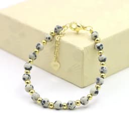Charm Lovely Baby Baptism Bracelet Natural Stone Crystal Lobster Clasp Parts Yoga Christmas Wedding Girls Gift Jewelry Fashion