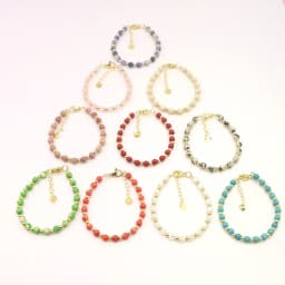 Charm Lovely Baby Baptism Bracelet Natural Stone Crystal Lobster Clasp Parts Yoga Christmas Wedding Girls Gift Jewelry Fashion