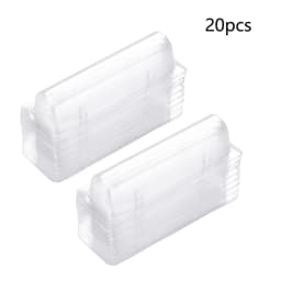 50/100pcs Money Card Holder With Sticker Plastic Dome Lip Balm Waterproof Clear Cash Pouch DIY Gift for Graduation Christmas