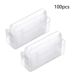50/100pcs Money Card Holder With Sticker Plastic Dome Lip Balm Waterproof Clear Cash Pouch DIY Gift for Graduation Christmas