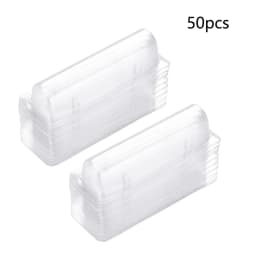 50/100pcs Money Card Holder With Sticker Plastic Dome Lip Balm Waterproof Clear Cash Pouch DIY Gift for Graduation Christmas