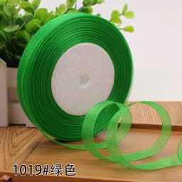 12mm Organza Ribbon 45Meters/Roll DIY Handmade Clothing Accessories Christmas Wedding Birthday Party Gift Wrapping Ribbon