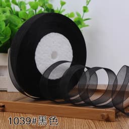 12mm Organza Ribbon 45Meters/Roll DIY Handmade Clothing Accessories Christmas Wedding Birthday Party Gift Wrapping Ribbon