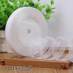 12mm Organza Ribbon 45Meters/Roll DIY Handmade Clothing Accessories Christmas Wedding Birthday Party Gift Wrapping Ribbon