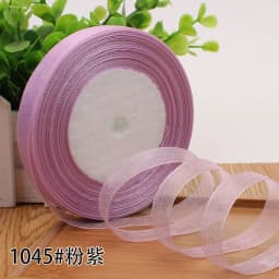12mm Organza Ribbon 45Meters/Roll DIY Handmade Clothing Accessories Christmas Wedding Birthday Party Gift Wrapping Ribbon