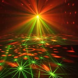 Party Light Disco Ball Light Laser Projector Light 5 in 1 DJ Stage Strobe Light Christmas Wedding Home Club Decoration