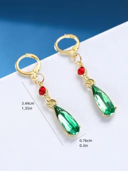  Fashion Elegant  Earrings for Women Hayao Miyazaki Howl's Moving Castle  Red Beads Christmas Jewelry Gift