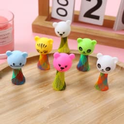 10/20Pcs Cartoon Animal Jumping Doll Toys Kids Birthday Party Favors Goodie Bag Piniata Filler Christmas Gift School Prizes Game
