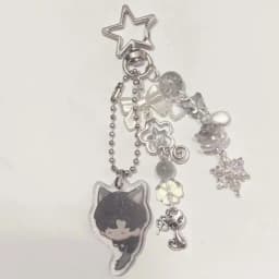 Game Love and Deepspace Cartoon Keychain Coquettish Fairytale Lily of the Valley Handbag Pendant Key Ring Christmas Gift