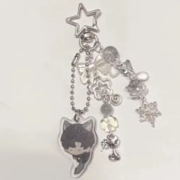 Game Love and Deepspace Cartoon Keychain Coquettish Fairytale Lily of the Valley Handbag Pendant Key Ring Christmas Gift
