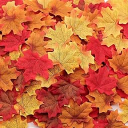 50/100/200Pcs Artificial Maple Leaves Autumn Silk Fall Leaf for Thanksgiving Halloween Christmas Home Decoration Wedding Party