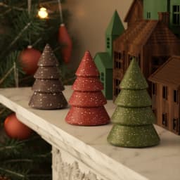 Blooming Stacking Christmas Tree Candle Jar Silicone Molds for Concrete Jesmonite Cement DIY Christmas Craft Gifts