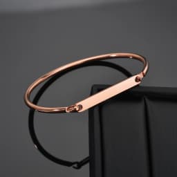 Stainless Steel Trendy Bangles Bracelets Hand Chain for Women Blank Bar Couple Cuff Bangle Birthday Christmas Jewelry Gifts