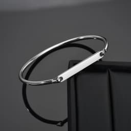 Stainless Steel Trendy Bangles Bracelets Hand Chain for Women Blank Bar Couple Cuff Bangle Birthday Christmas Jewelry Gifts