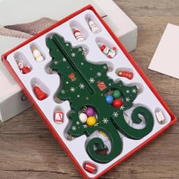 Creative DIY Wooden Christmas Tree Window Shop Mall Desktop Display Props Ornament Holiday Gifts Decoration Ornaments
