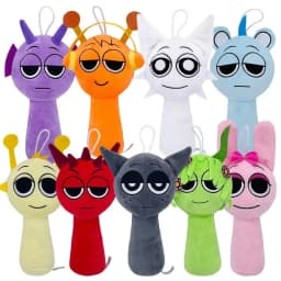 2025 * * Sprunki Plush Toys Sprunki Dolls Oren Wenda Sprunki Stuffed Doll Plush Stuffed Kids Christmas Birthday Gift Home Decors