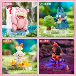 BLOKEES Pokemon Figure Pikachu Bulbasaur Squirtle Charizard Eevee Ceruledge Greninja Action Figure Toys Collect Christmas Gift