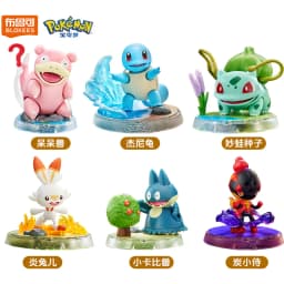 BLOKEES Pokemon Figure Pikachu Bulbasaur Squirtle Charizard Eevee Ceruledge Greninja Action Figure Toys Collect Christmas Gift