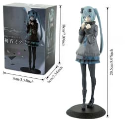 Hatsune Miku New In Stock In A World With Closed Windows Collectible Anime Action Kwaii Miku Figures Model Toys Christmas Gifts