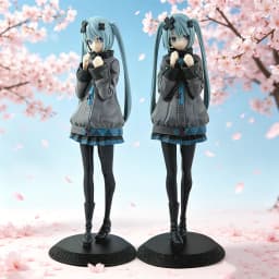 Hatsune Miku New In Stock In A World With Closed Windows Collectible Anime Action Kwaii Miku Figures Model Toys Christmas Gifts