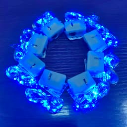 8Pcs 8colors Fairy Lights String Button Battery Home Decor Living Bedroom Garden Christmas Wedding New Year Ornament Garland