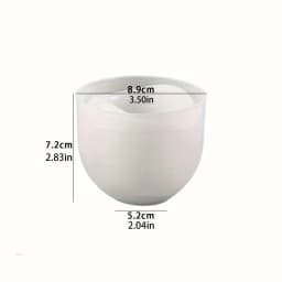 1pc Silicone Mold for Curved Candle Cups, Featuring a Hybrid Shape Ideal for Creating Candle Holders for Christmas And Easte