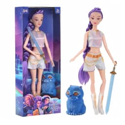 11.5 Inch Dolls Hunter Figure Set With Tiger Pet Musical Toys Clothes Best Christmas Birthday Present DIY Play Toys Game
