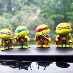 2026 new 4pcs ninja Turtle TMNT figure with movable joints Birthday for Kids Children Christmas